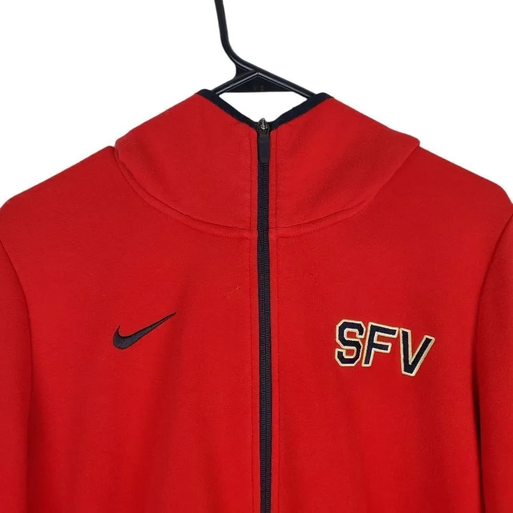 NIKE Showtime Hoodie Full Zip Up Jacket SFV Embroidered Dri Fit 930725 Mens - Picture 2 of 8
